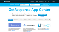 Desktop Screenshot of connect.getresponse.com