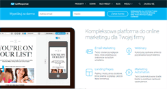 Desktop Screenshot of getresponse.pl
